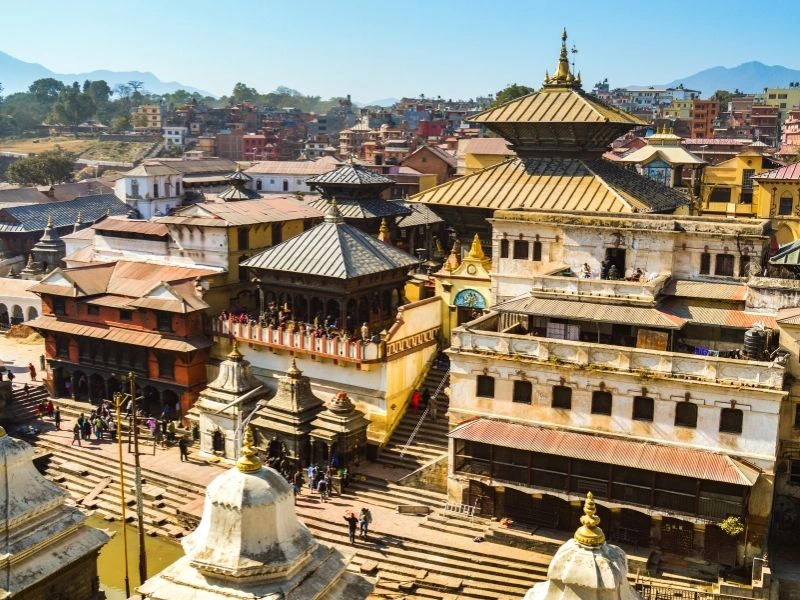 Pashupatinath-Tempel am östlichen Rand von Kathmandu