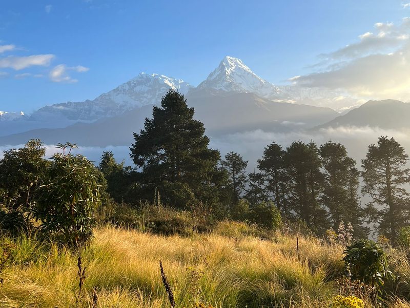 Landschaft beim Poon Hill Trekking in Nepal