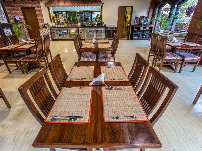 Restaurant im Standard Hotel in Kathmandu, Nepal