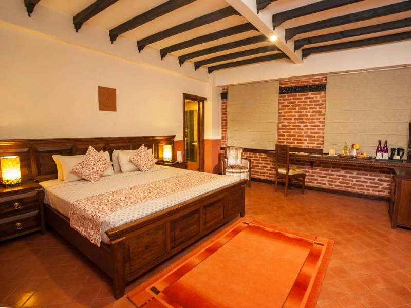 Zimmer im Standard Hotel in Kathmandu, Nepal