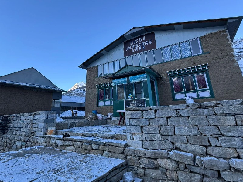 Lodge in Lobuche beim Everest Trek