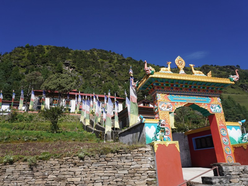 Serlo Kloster in Junbesi, Nepal