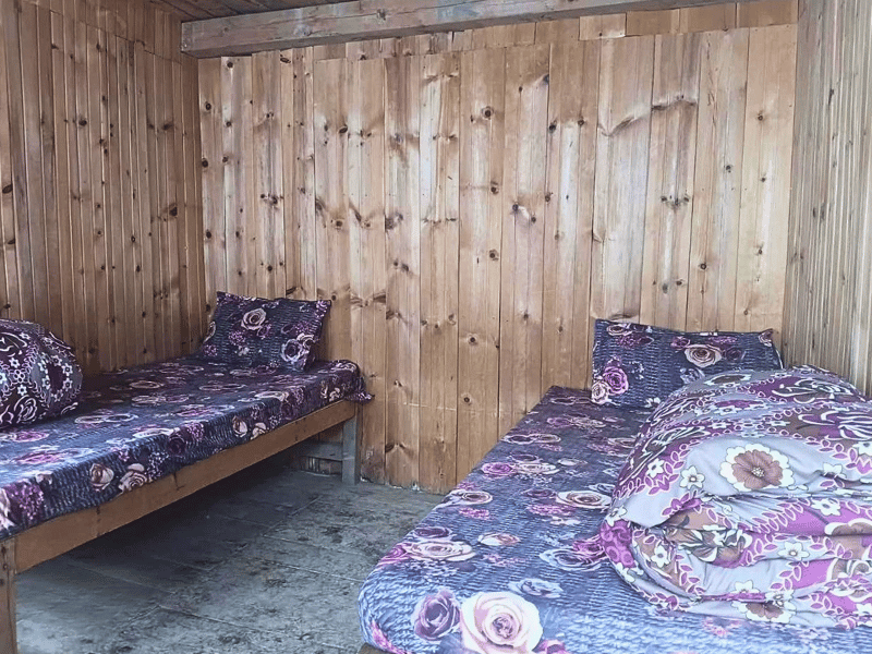 Zimmer der Lodge in Phedi beim Annapurna Sanctuary Trek in Nepal