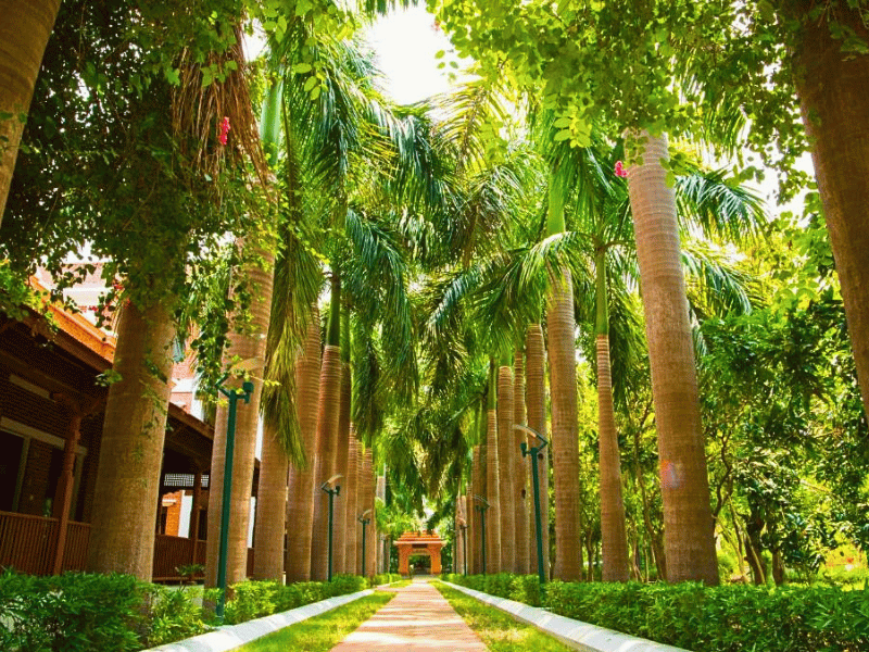 Hotelanlage in Lumbini, Nepal