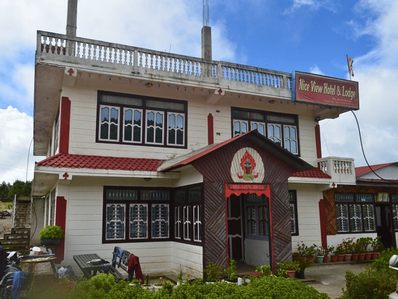 Teehaus während des Trekking in Nepal