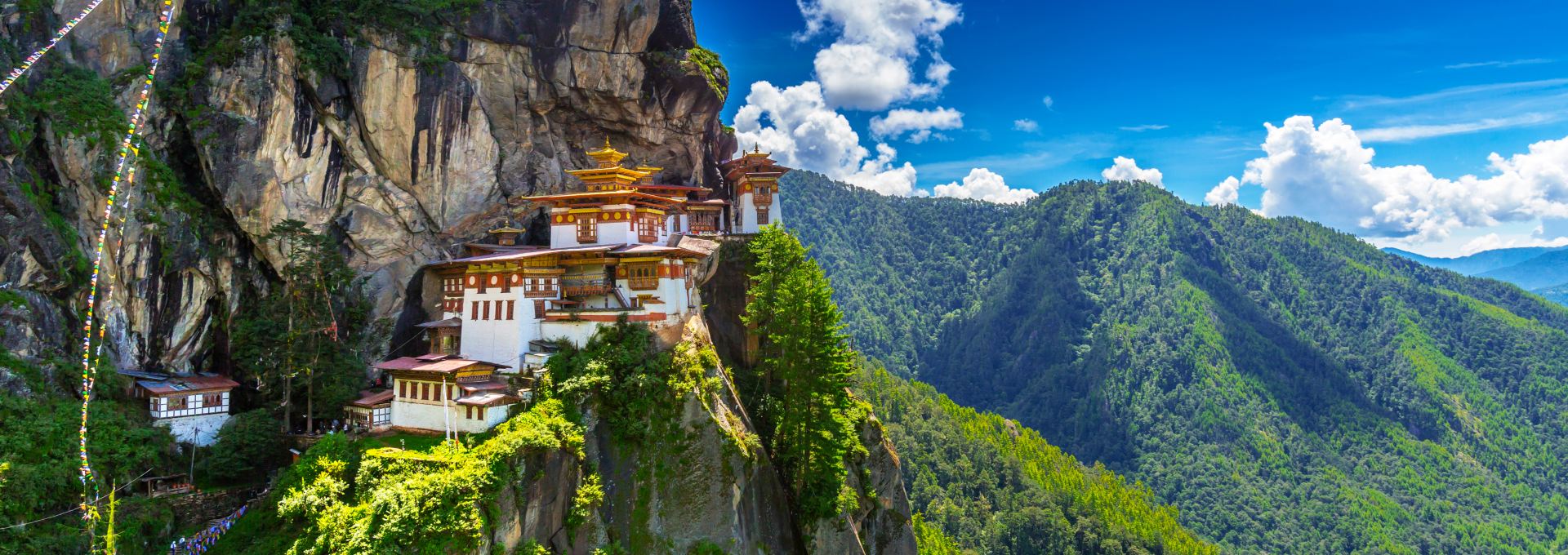 Tigernest Kloster bei Paro in Bhutan