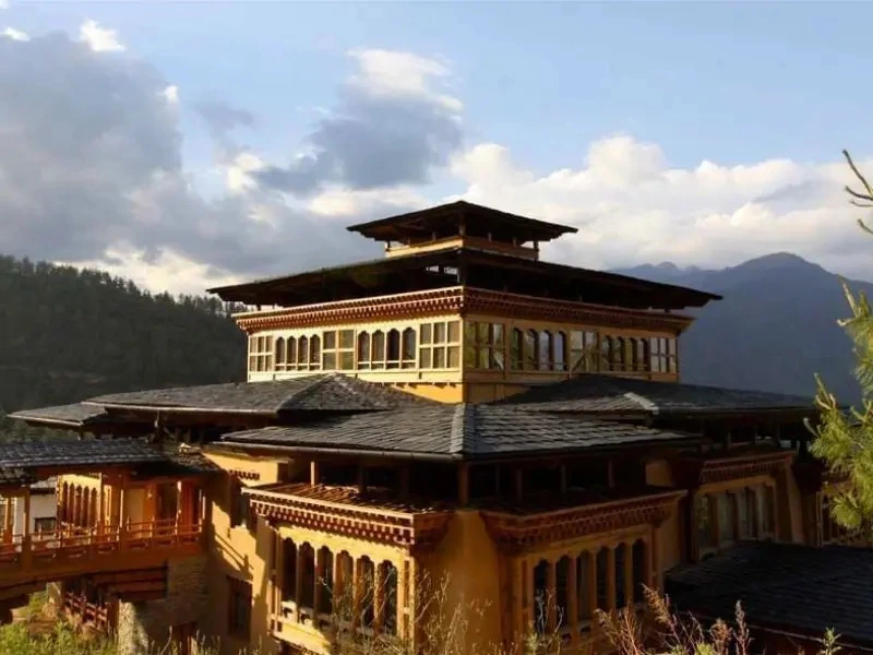 Komfortables Hotel in Paro, Bhutan