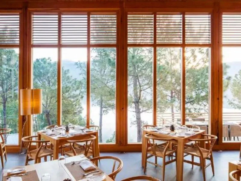 Restaurant im komfortablen Hotel in Punakha, Bhutan