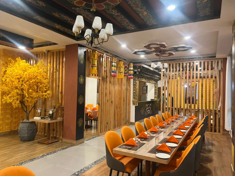 Hotelrestaurant in Paro in Bhutan