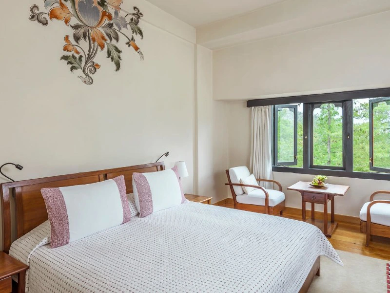 Zimmer in der Special Stay Unterkunft in Paro, Bhutan