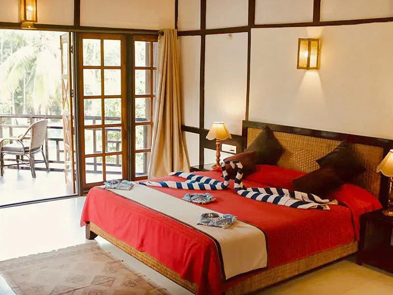Hotelzimmer im Resort am Kaziranga Nationalpark
