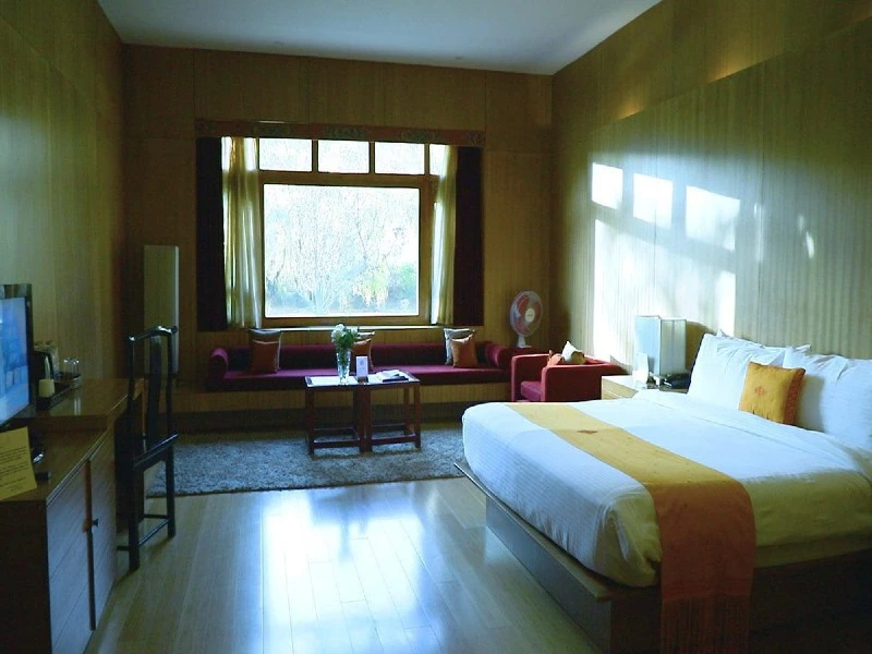 Zimmer im komfortablen Hotel in Thimphu, Bhutan