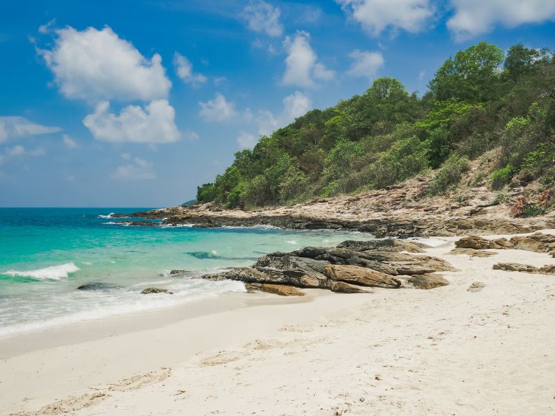 Strand auf Koh Samet in Thailand