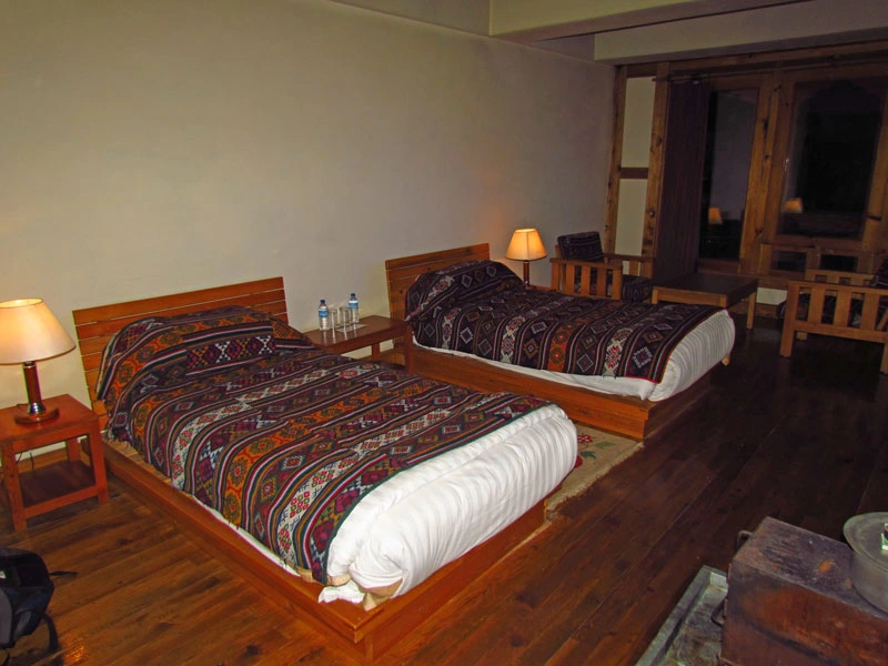 Hotelzimmer im Kranichtal