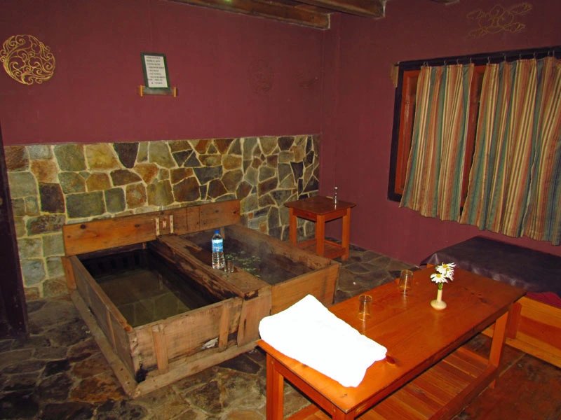 Hot Stone Bad in Bumthang