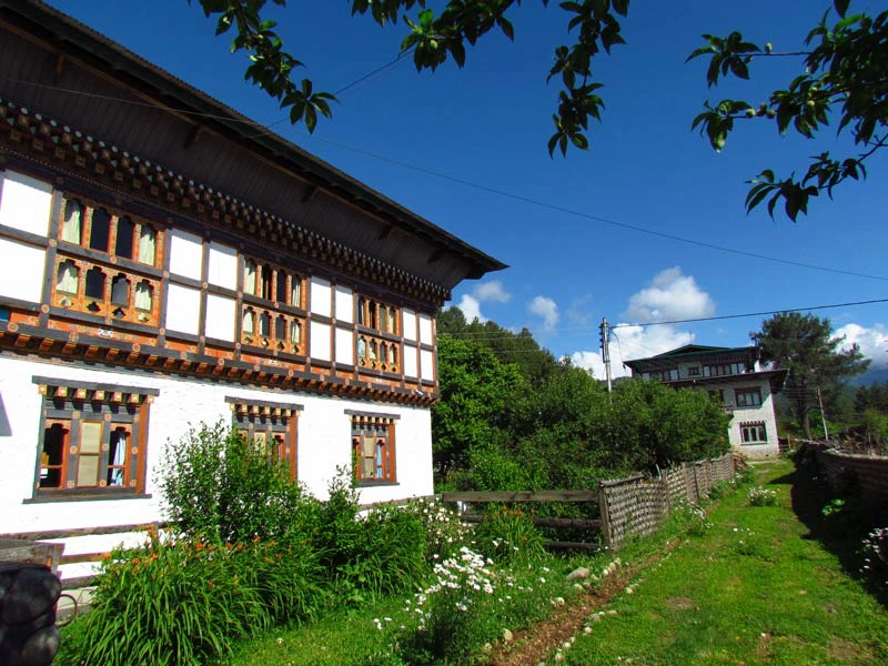 Außenansicht des Hotels in Bumthang