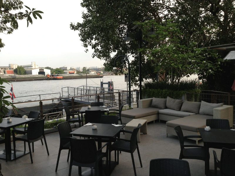 Außenbereich des Hotels in Bangkok