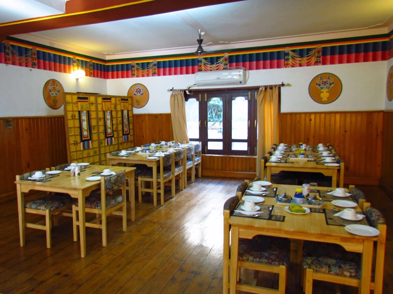 Hotelrestaurant in Punakha
