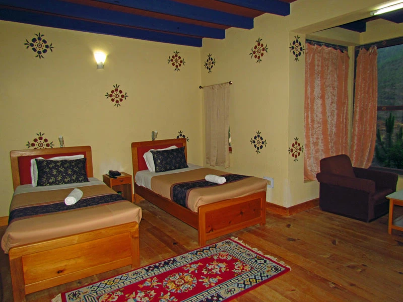 Hotelzimmer in Punakha