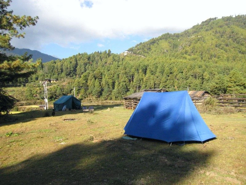 Zelten beim Trekking