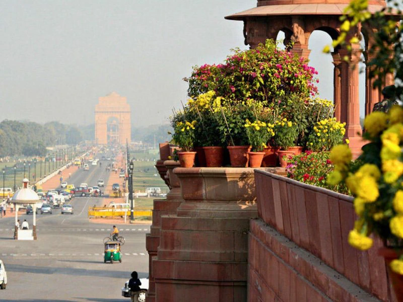 Panorama in Delhi