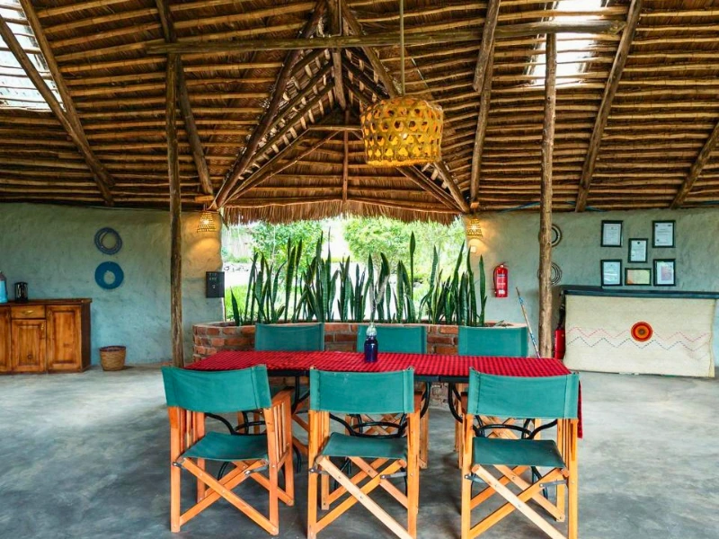 Lobby des Hotels in Arusha, Tansania