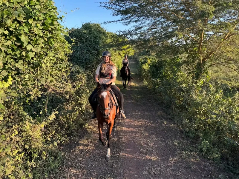 Ausritt in Arusha, Tansania