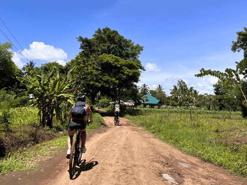 Radfahren in Moshi, Tansania