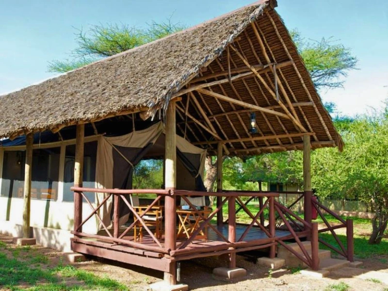 Tented Camp in Tsavo West, Kenia