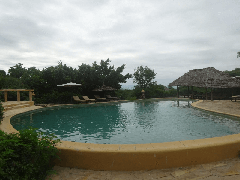 Pool der Lodge