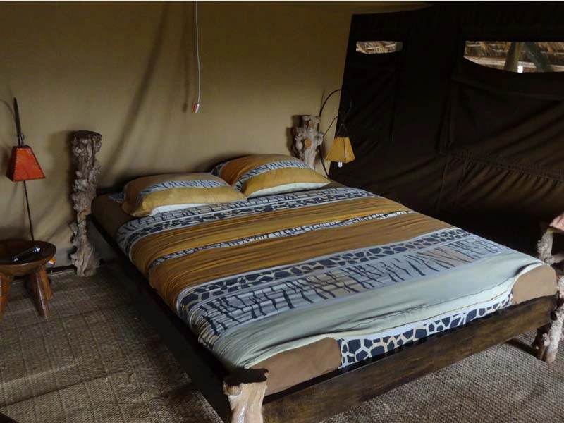 Zimmer eines Camps im Nationalpark