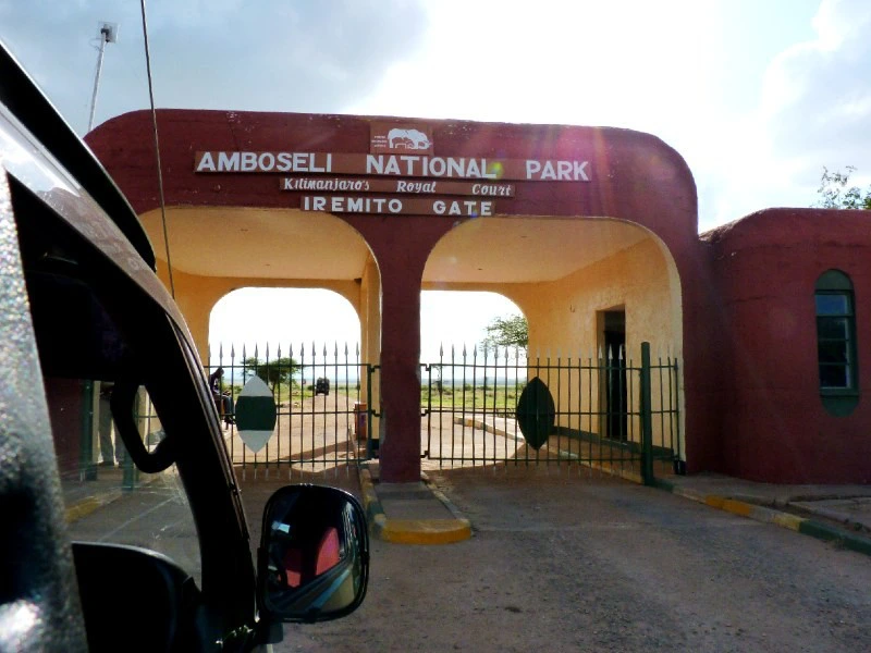 Eintritt in den Amboseli-Nationalpark