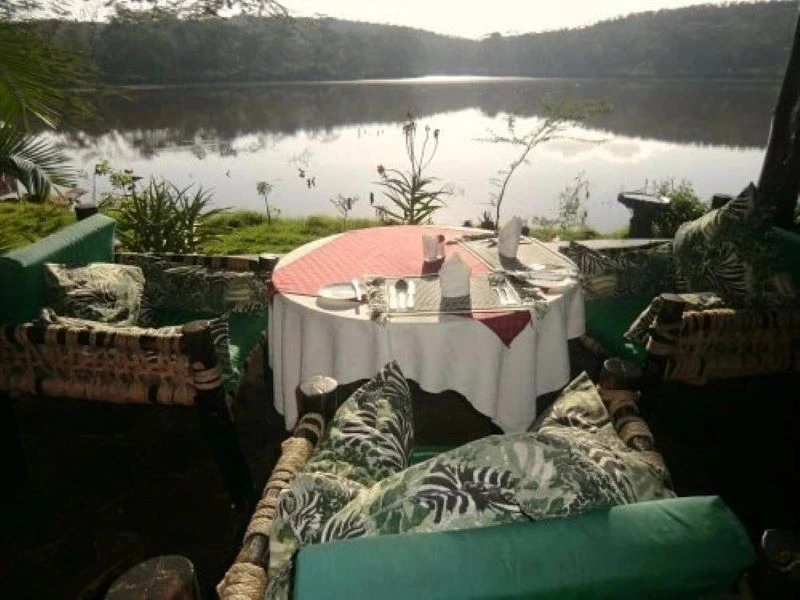 Unterkunft mit Blick auf den See