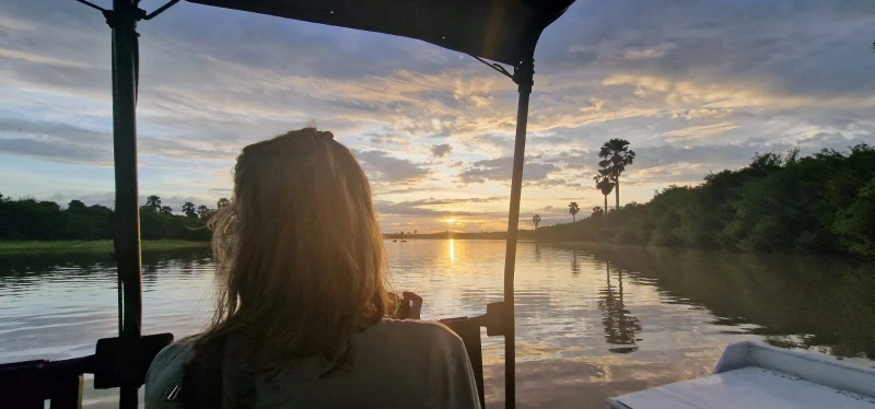 Fahrt entlang des Rufiji Fluss