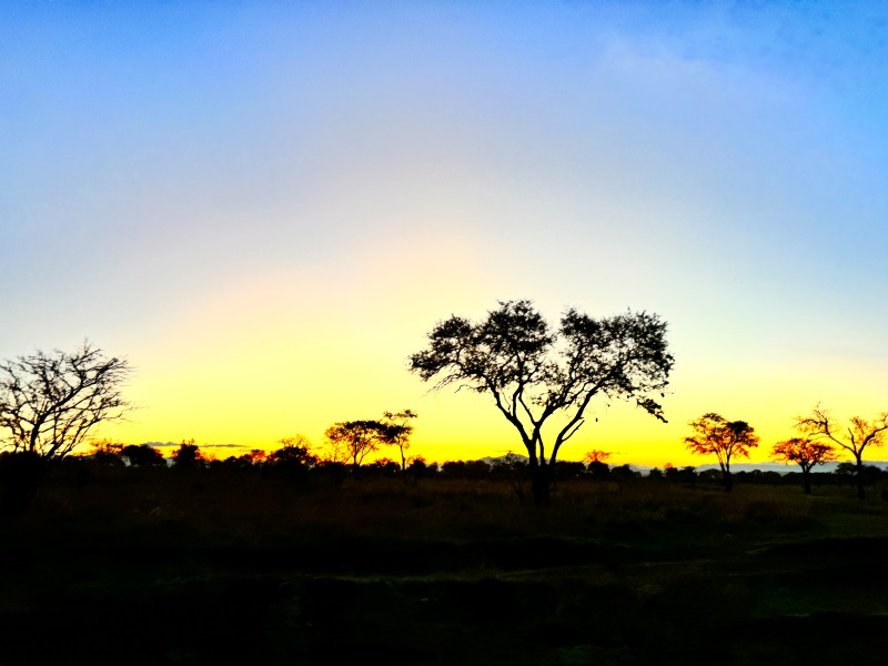 Sonnenuntergang in Tansania