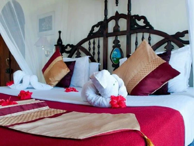 Doppelzimmer in einem Hotel auf Sansibar