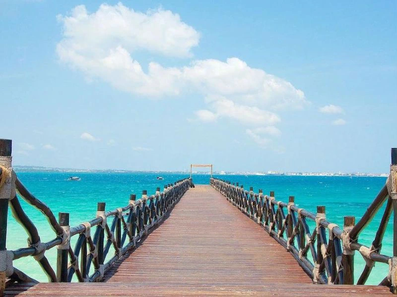 Steg auf Sansibar