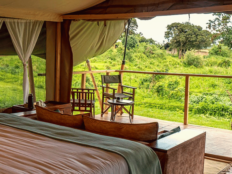 Zeltcamp an Ngorongoro Krater Tansania