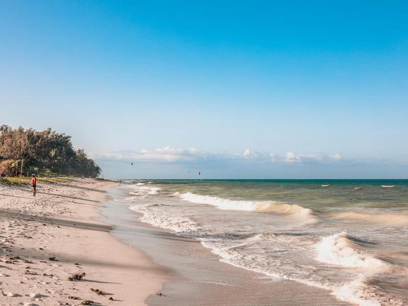 Strand von Diani Beach Kenia