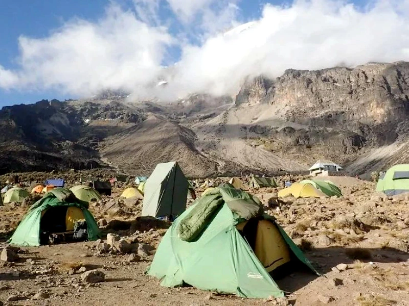 Zeltlager am Kilimanjaro