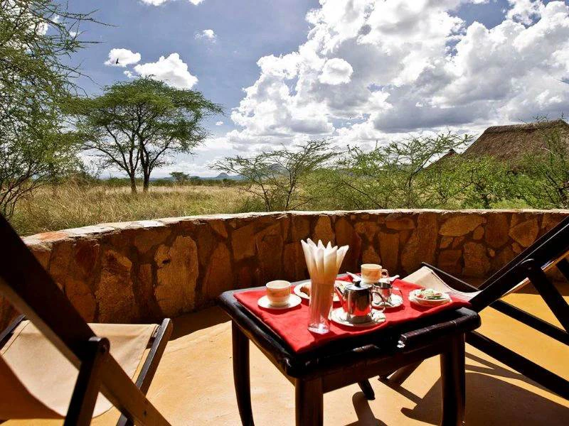 Samburu-Naturreservat Terrasse Kenia