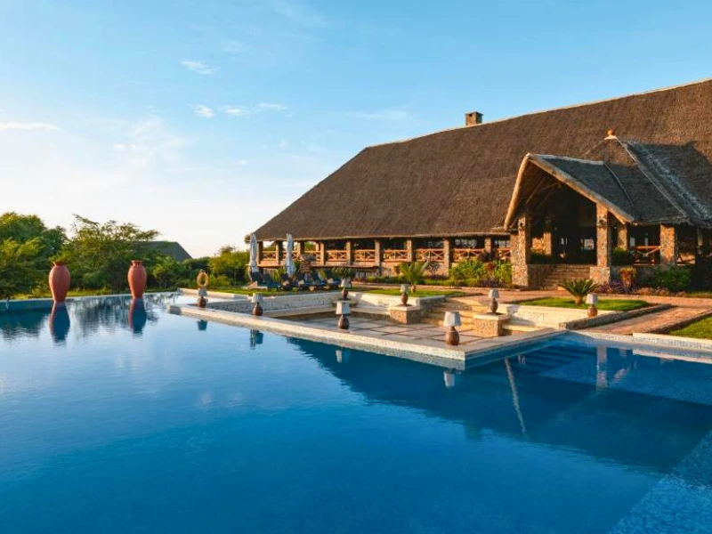 Pool im Special Stay bei Karatu, Tansania