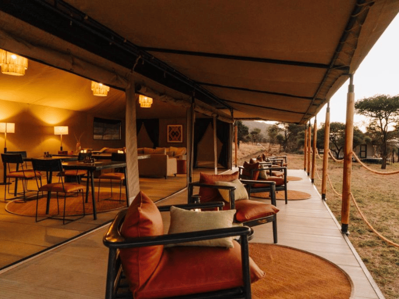 Camp in der Serengeti Luxus Tansania