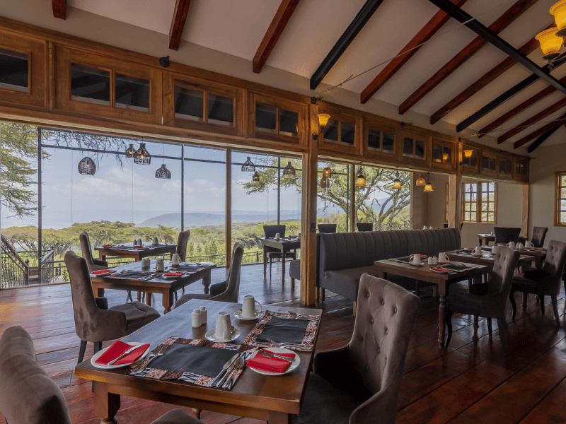 Lodge am Ngorongoro Krater Luxus Tansania