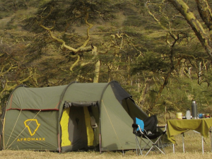 Zelt beim Ngorongoro Trekking Tansania