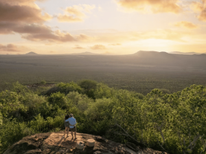 Ausblick in den Taita Plains Kenia