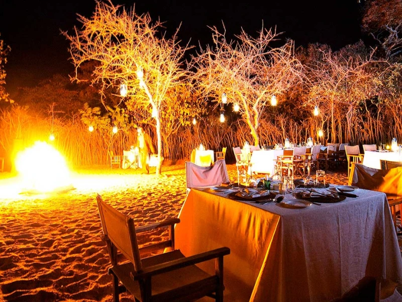 Tansania Tarangire Dinner