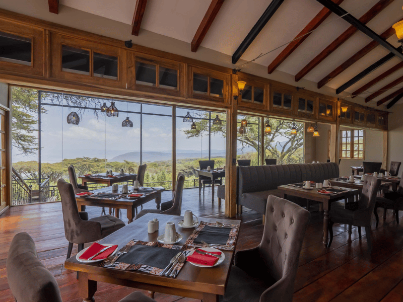 Tansania Ngorongoro Krater Restaurant