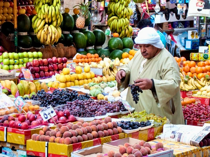 Marktverkäufer in Stone Town, Sansibar Tansania