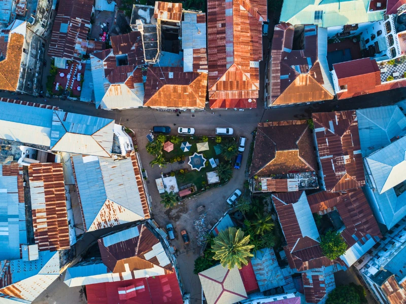 Stone Town von oben, Sansibar Tansania